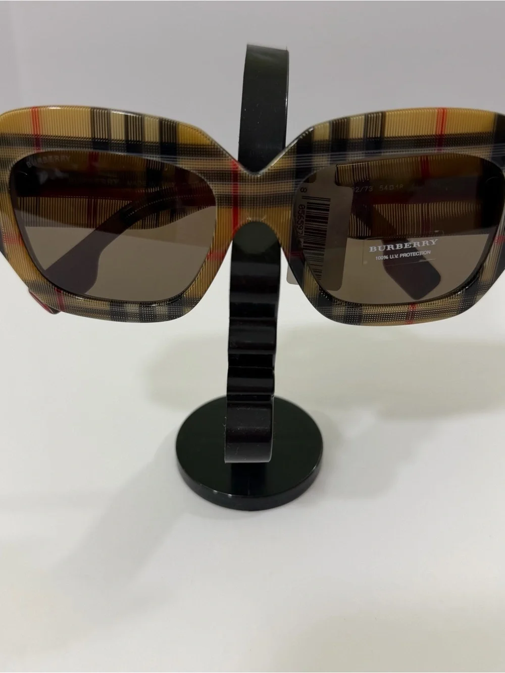 Burberry Myrtle BE4334 Vintage Check Square Sunglasses | NWT
